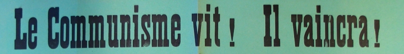 titre d'une affiche de 1932